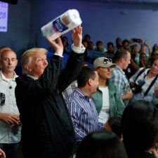 Trump en Puerto Rico parecía Hugo Chávez